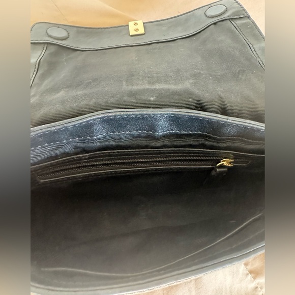 Elizabeth & James Black Crocodile Leather Purse - Picture 11 of 13